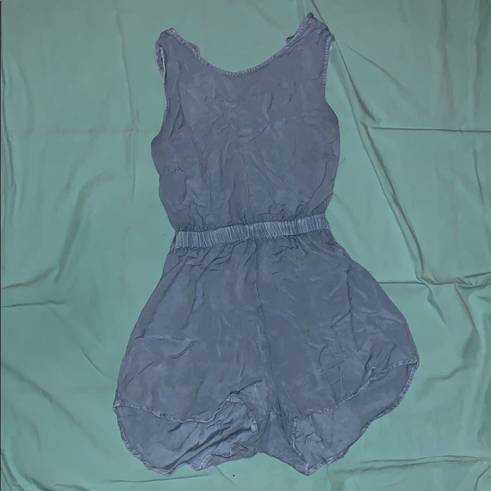 D&Kade light blue romper, with open back
